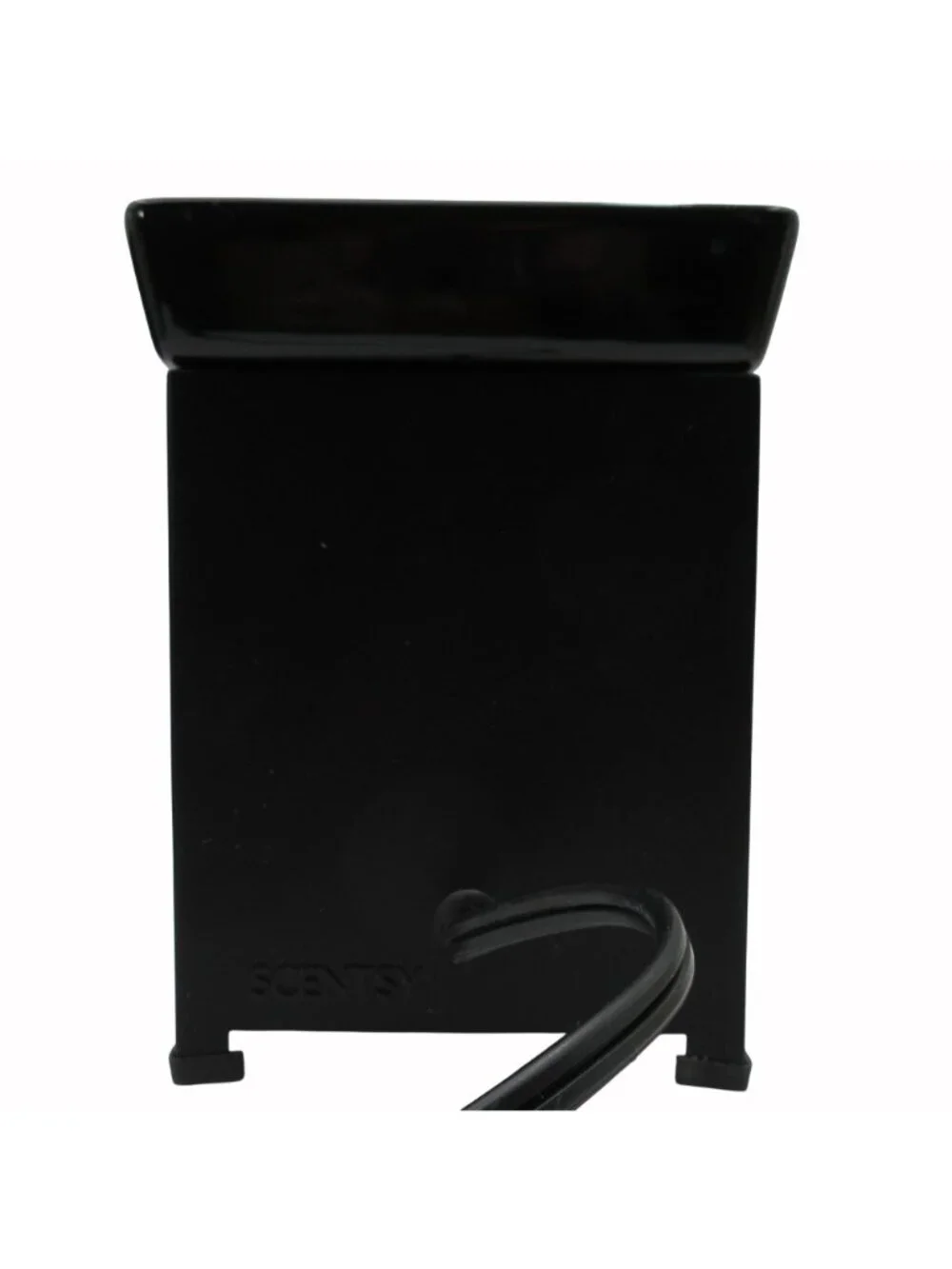 Retired Scentsy Black Pumpkin Graveyard Halloween Decor Wax Warmer Original Box
